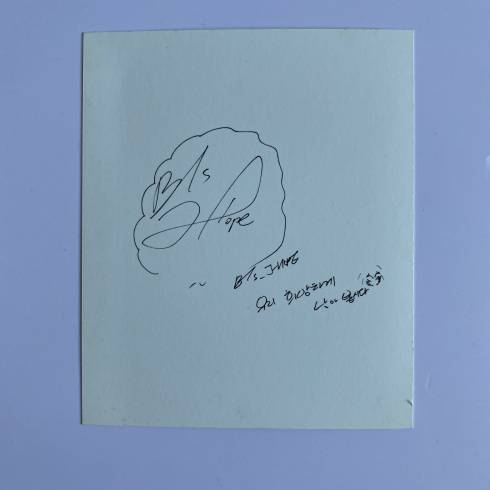 BTS 2ND ALBUM 'WINGS' TAIWAN PRESS POLAROID PHOTOCARD - J-HOPE
